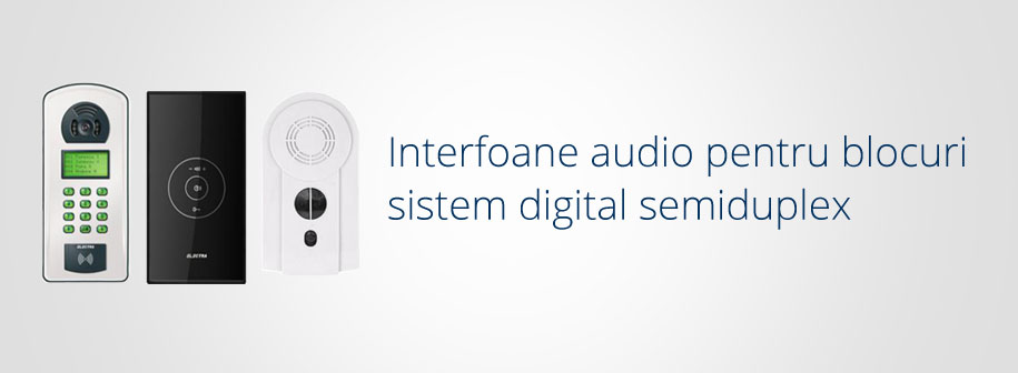 Interfoane audio Electra Instal pentru blocuri sistem digital semiduplex